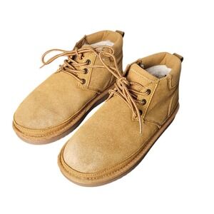 Koolaburra by UGG Kids Advay Suede Upper Chestnut Lace Boots Kids Size 1